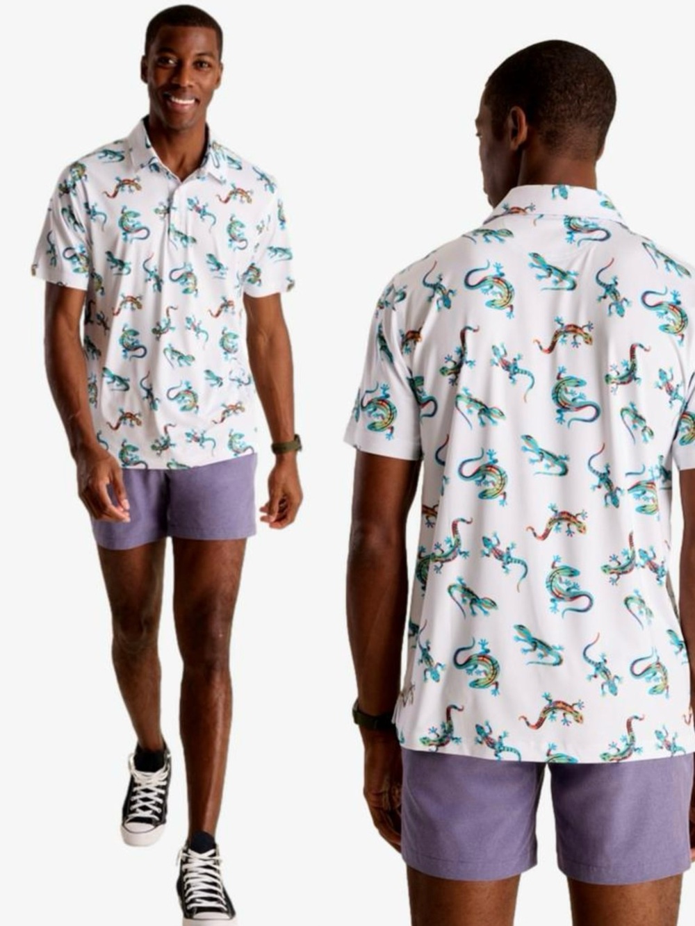 Chubbies The Busy Lizard Polo Shirt